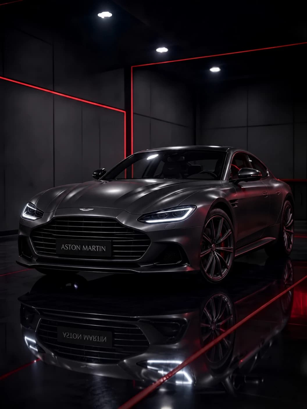 A Aston Martin at Al Zaabi Autocare, Mussafah
