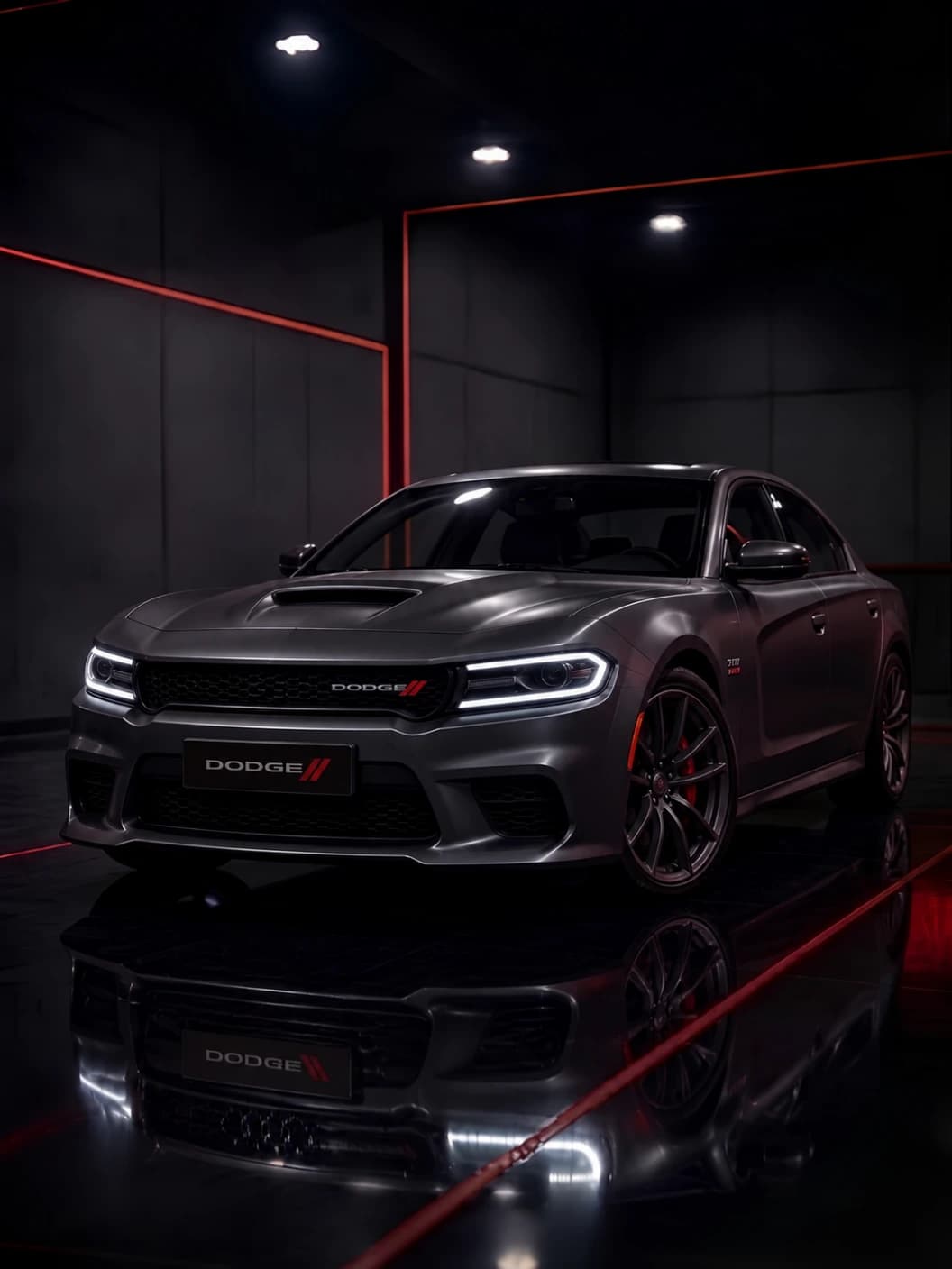 A Dodge at Al Zaabi Autocare, Mussafah