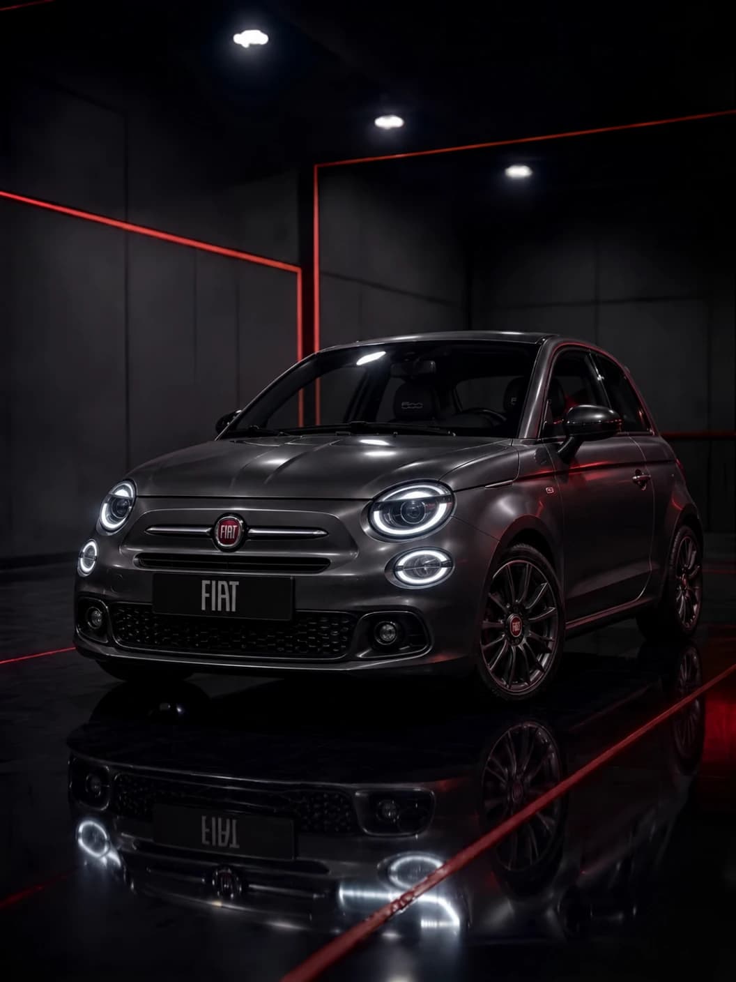 A Fiat at Al Zaabi Autocare, Mussafah