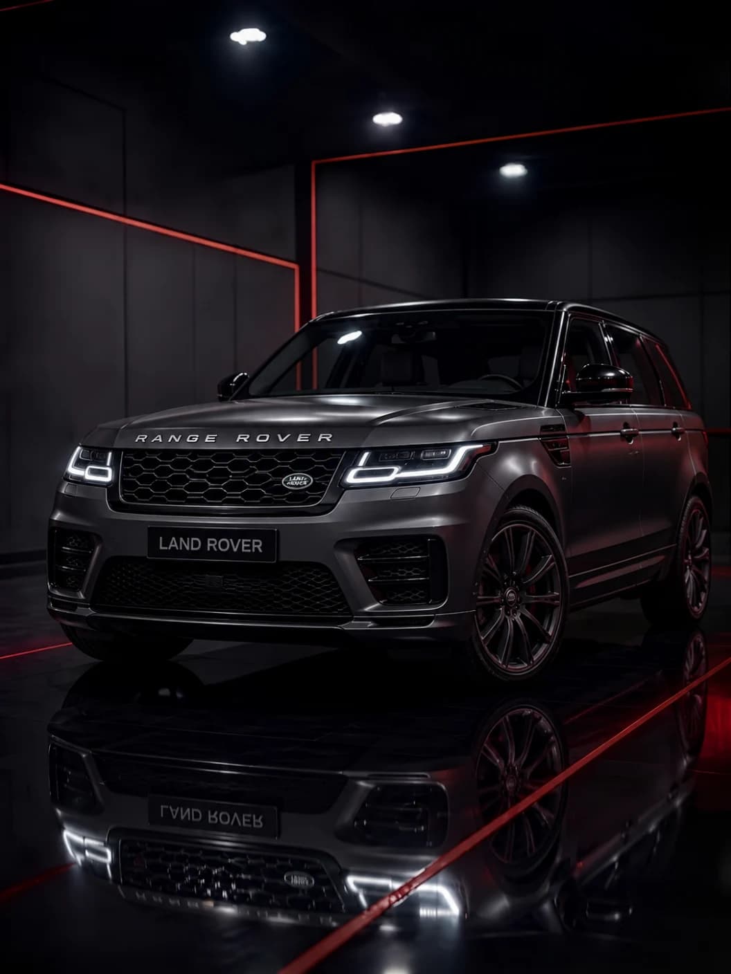 A Land Rover at Al Zaabi Autocare, Mussafah