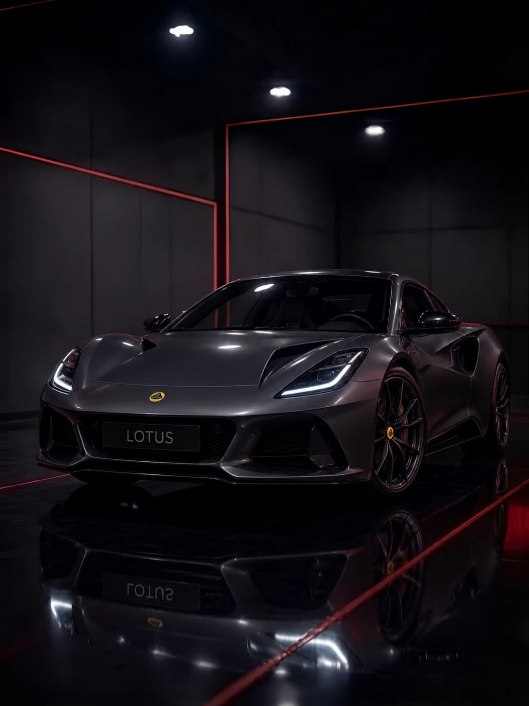 A Lotus at Al Zaabi Autocare, Mussafah