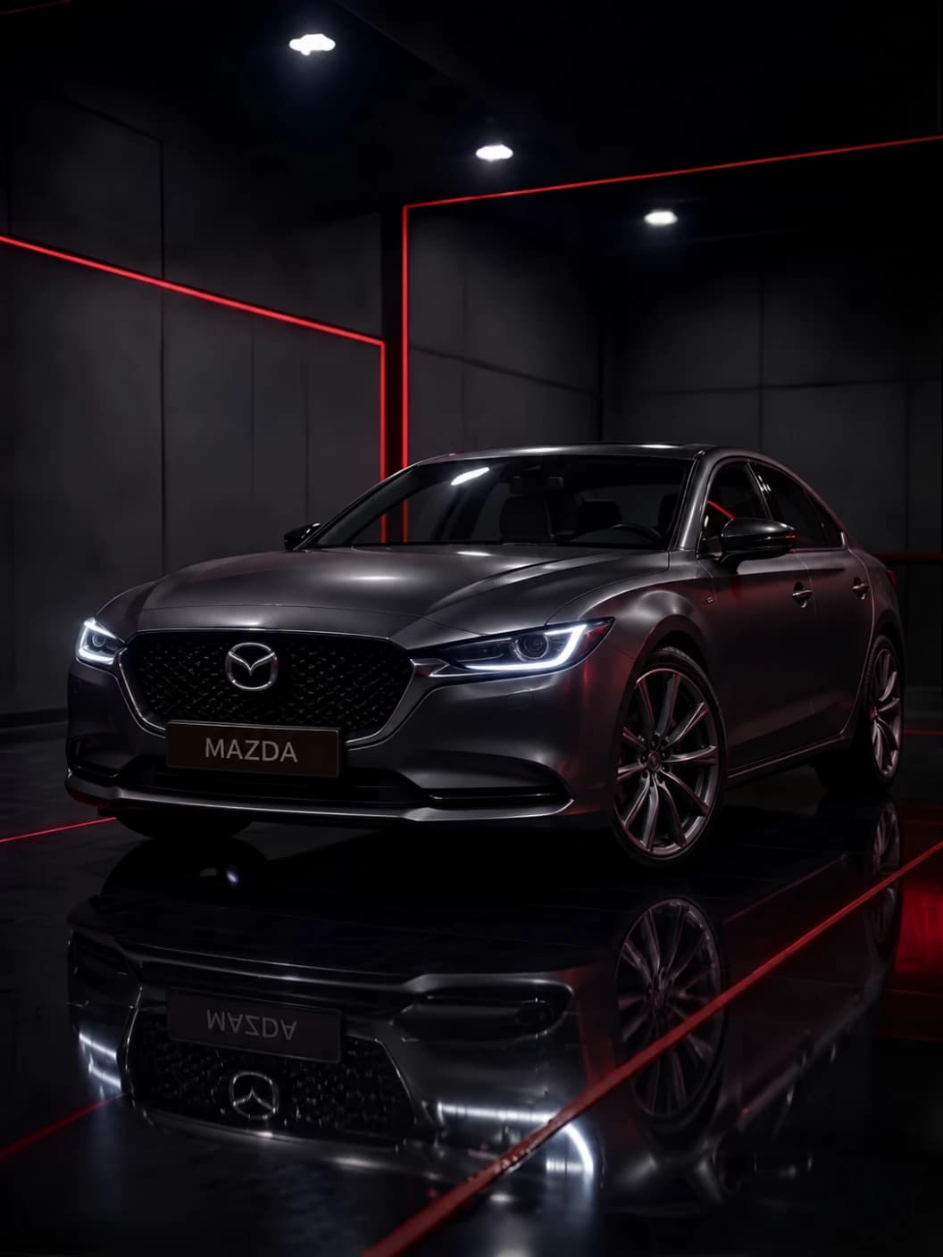 A Mazda at Al Zaabi Autocare, Mussafah
