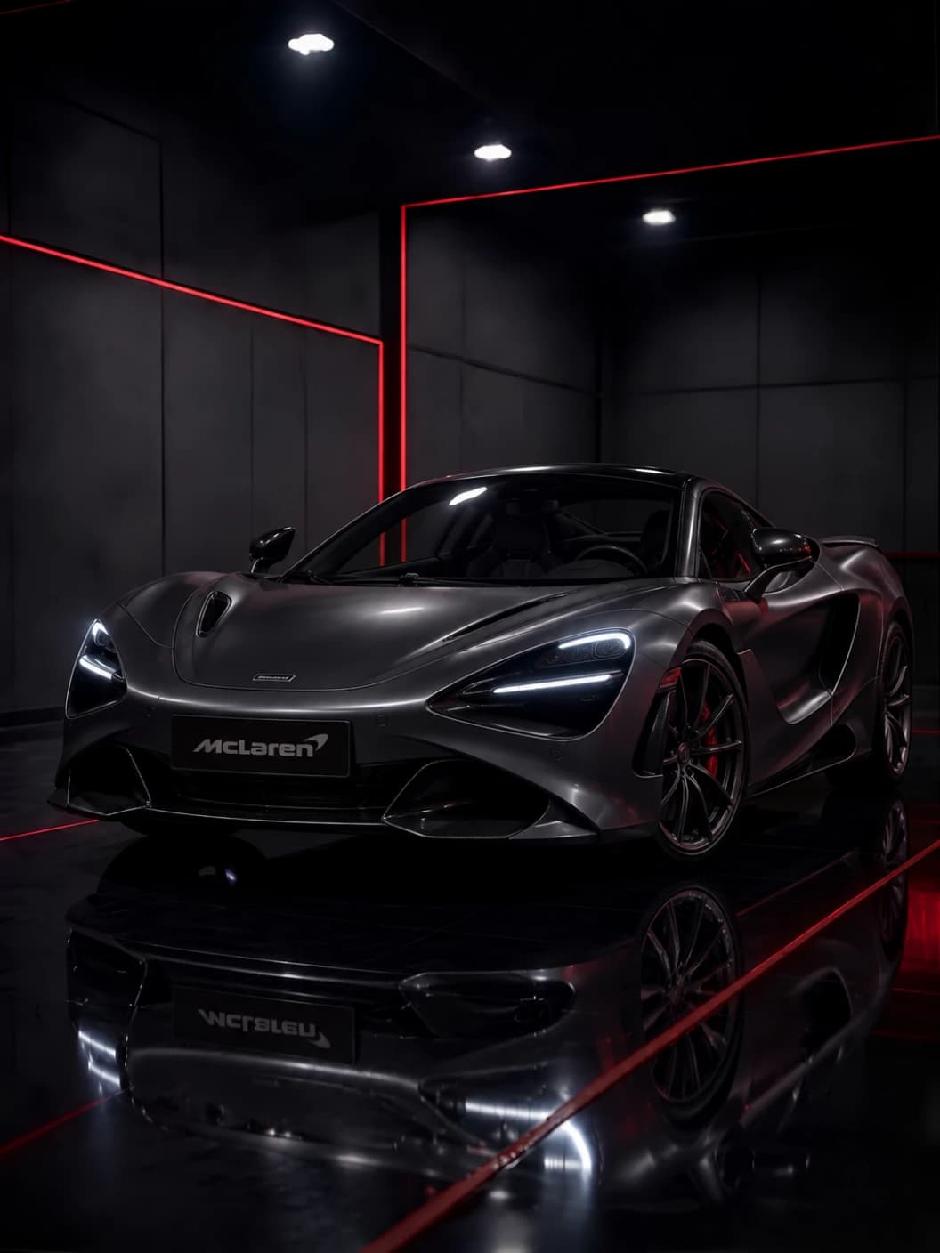 A McLaren at Al Zaabi Autocare, Mussafah