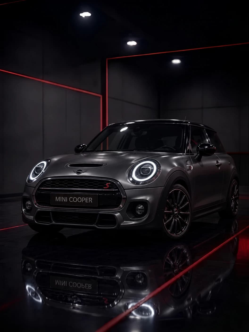 A Mini Cooper at Al Zaabi Autocare, Mussafah