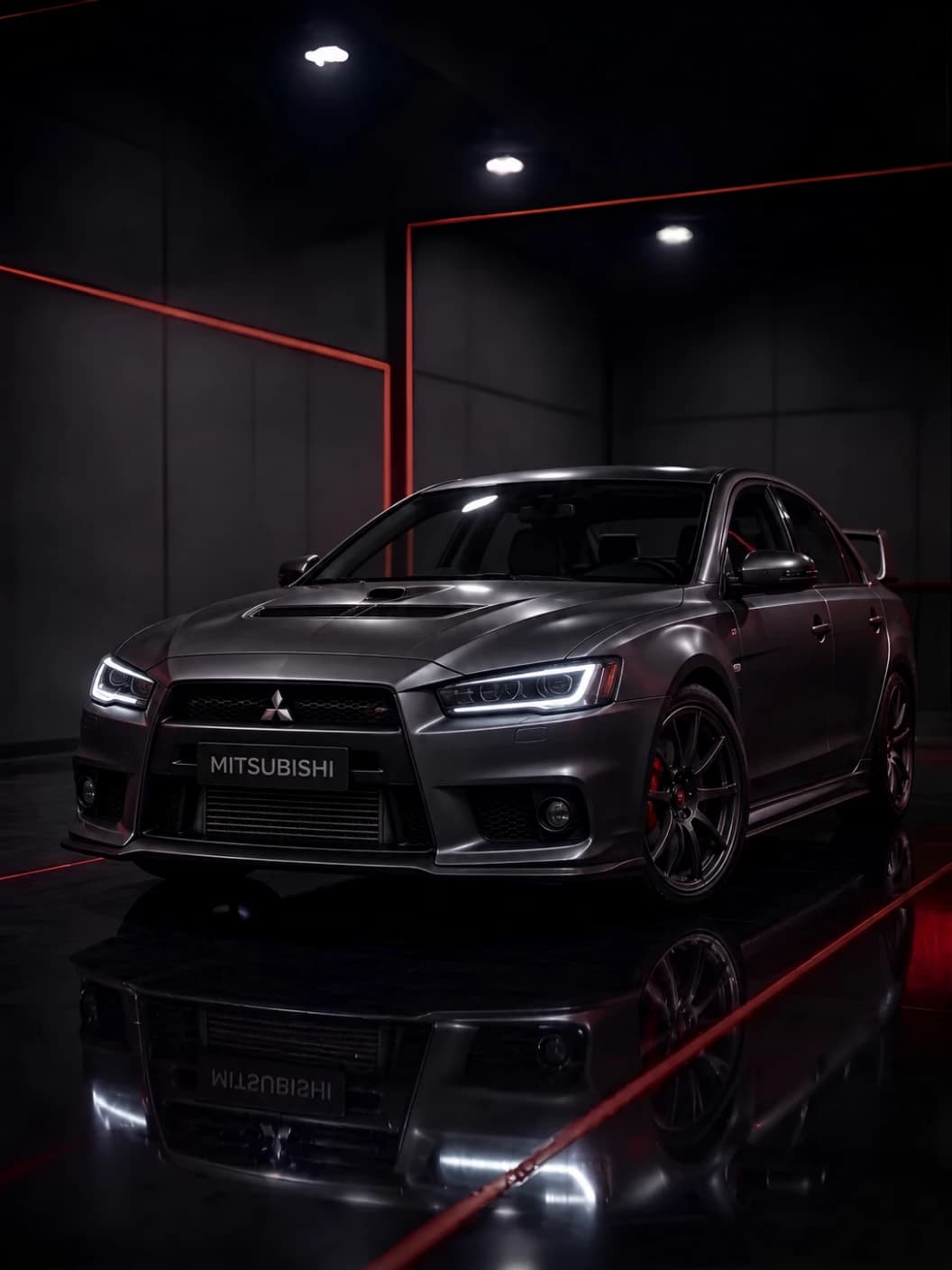 A Mitsubishi at Al Zaabi Autocare, Mussafah
