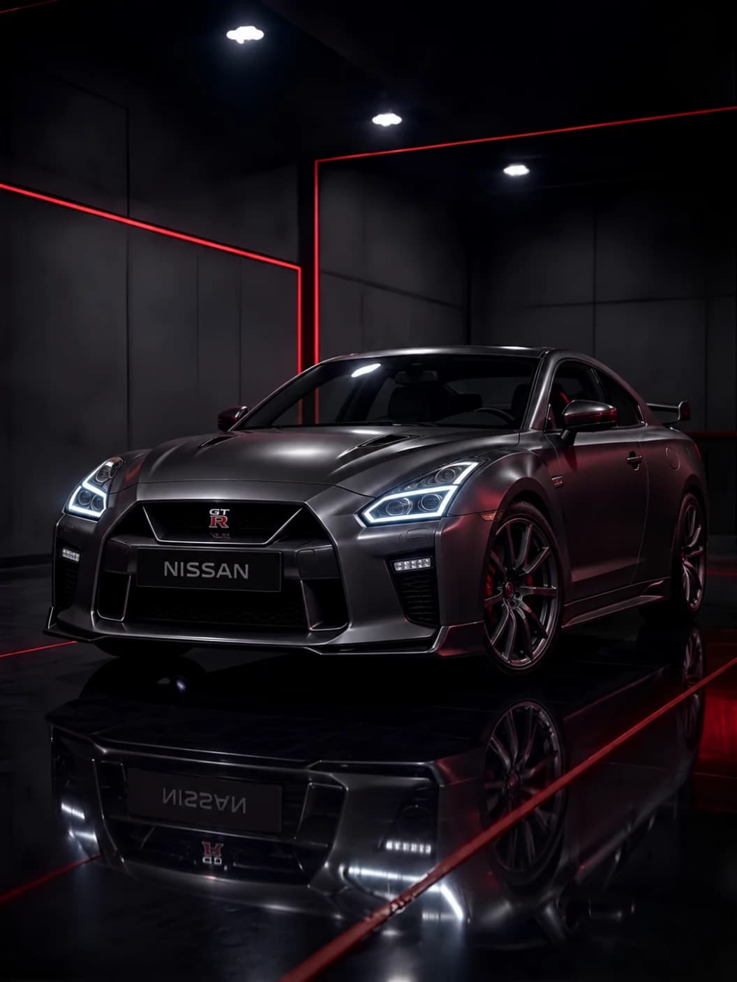 A Nissan at Al Zaabi Autocare, Mussafah