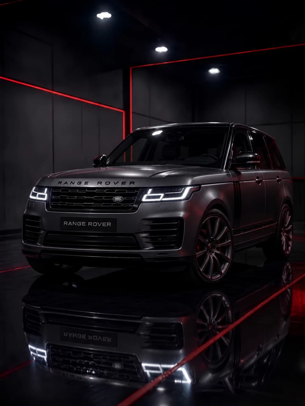 A Range Rover at Al Zaabi Autocare, Mussafah