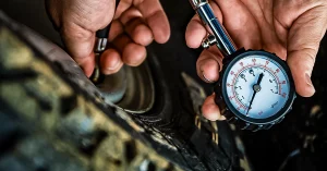 how to reset tire pressure on honda