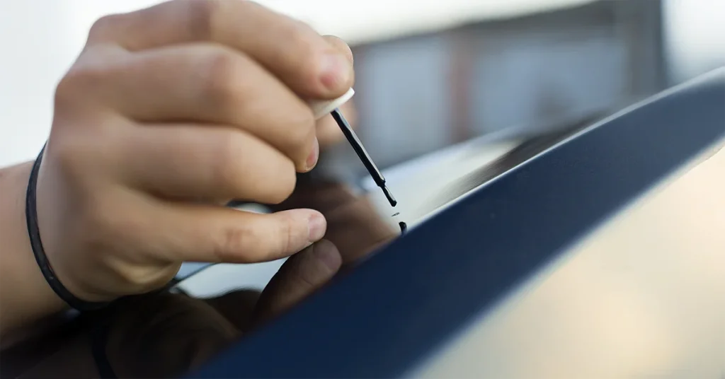 How to Fix Small Paint Chips on a Car