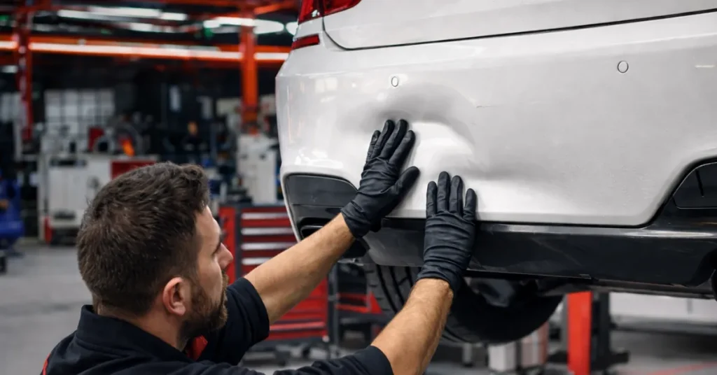 How to Remove a Dent from the Car Bumper